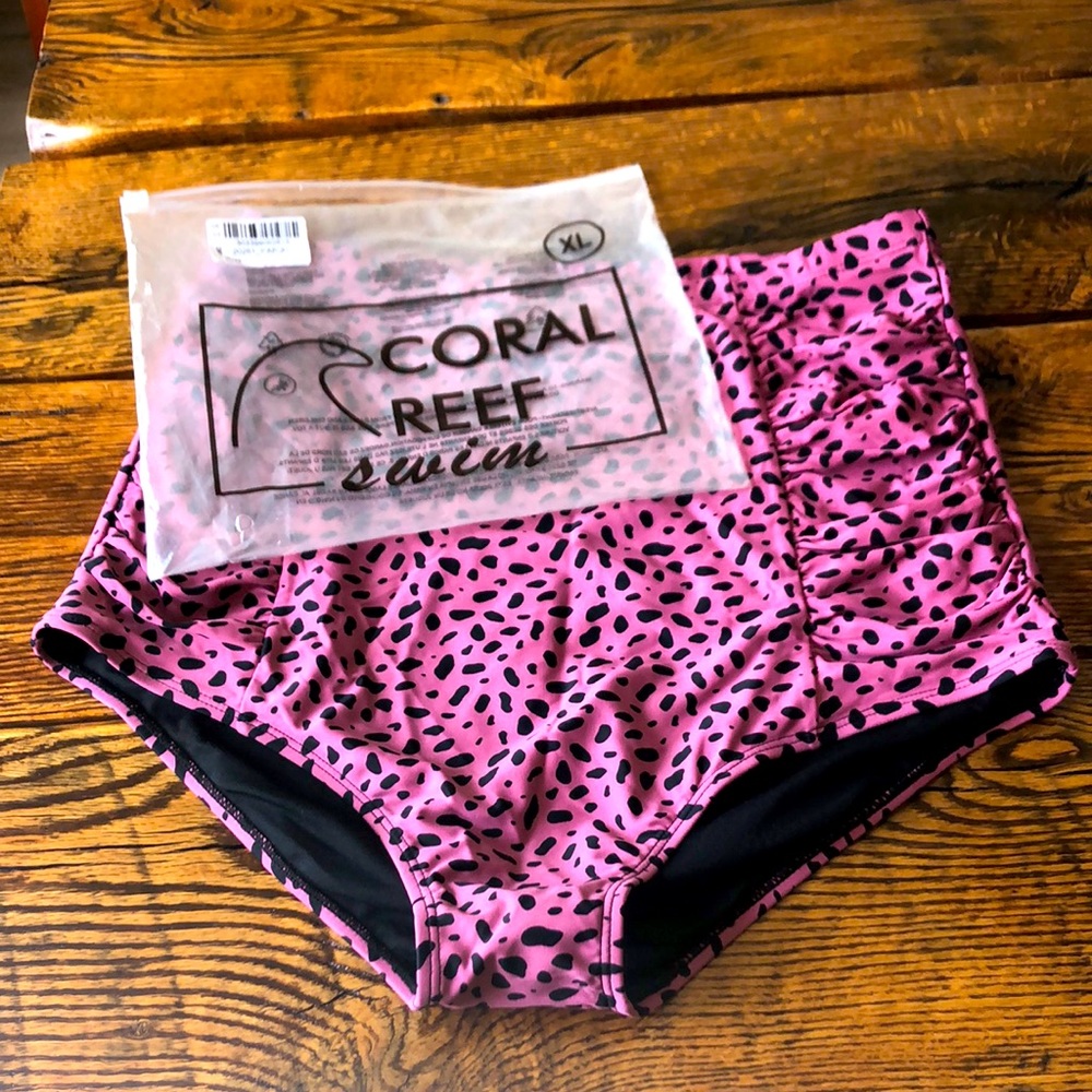 NWT High Waist Swim Bottoms